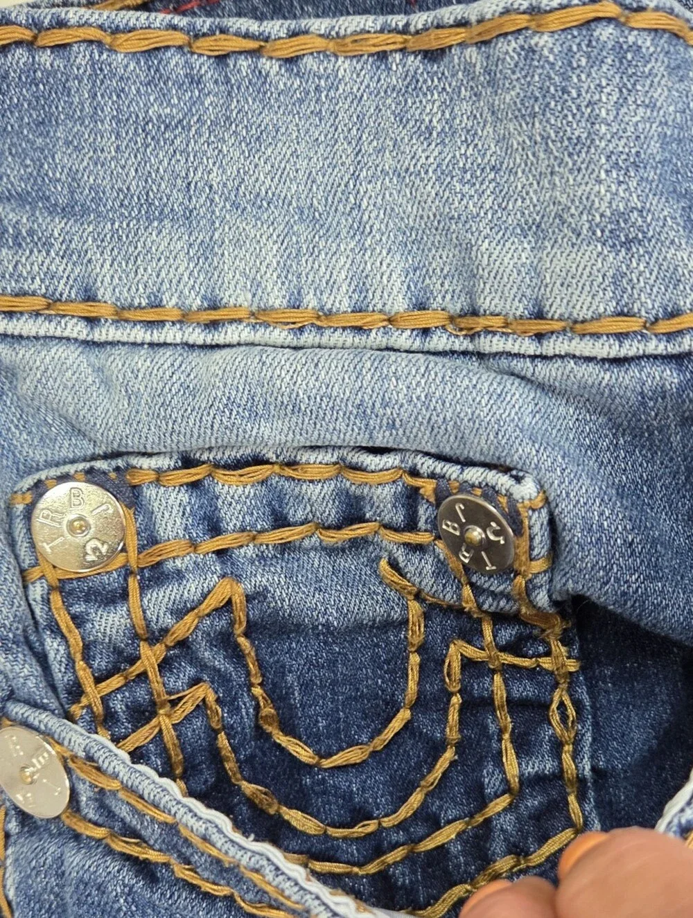 True Religion Geno Super T Relaxed Slim Jeans Mens Size 38 Y2K Streetwear Style